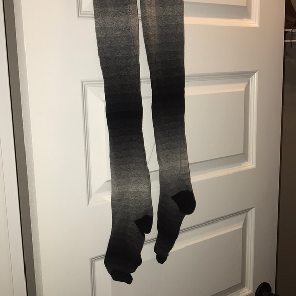Hue Ombre Grey Tights - Picture 1 of 4